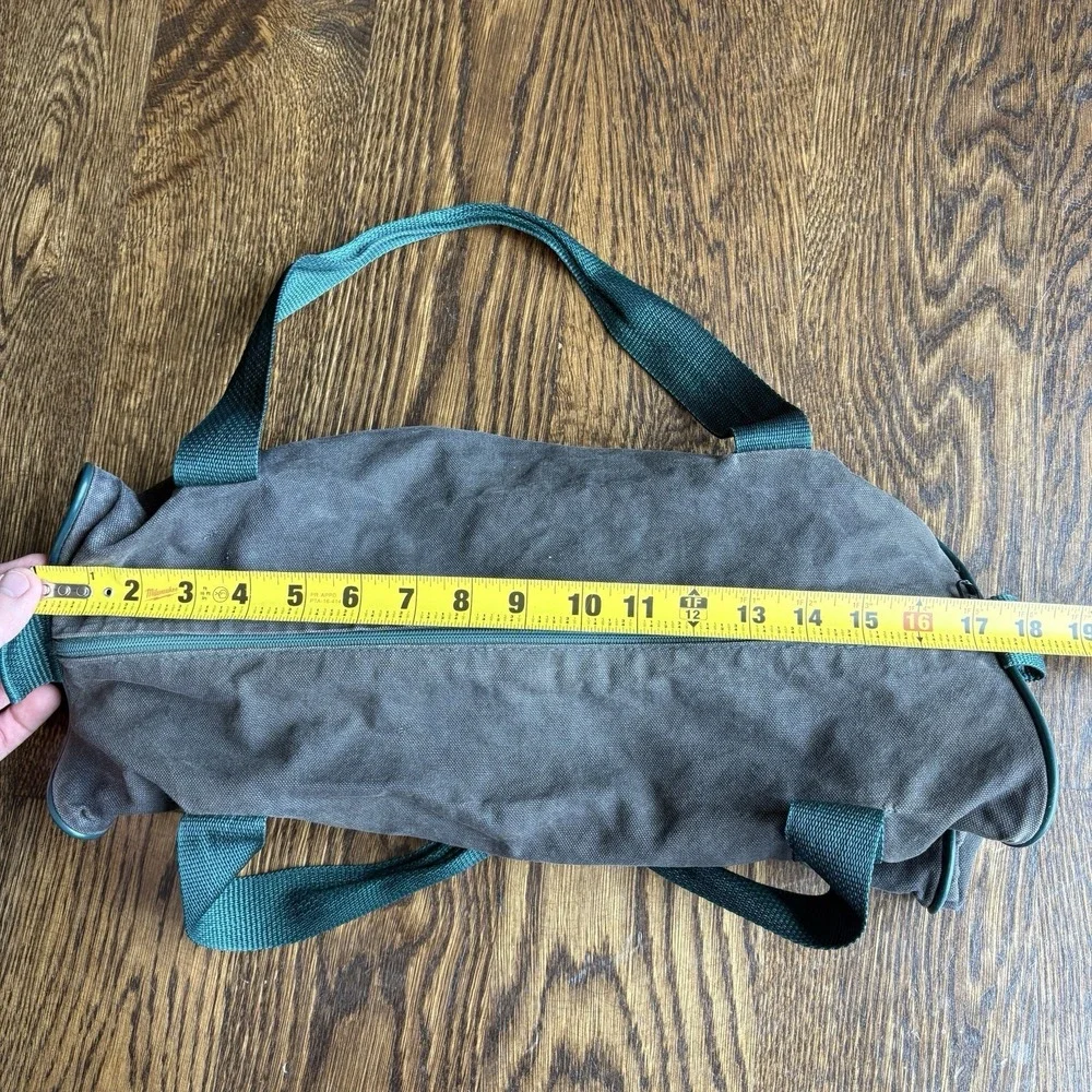 Vintage 80s Seattle SuperSonics Canvas Duffle Bag NBA BasketBall Gym ABC RARE
